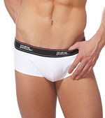 Male Power Branded Elastic Mini Pouch Short